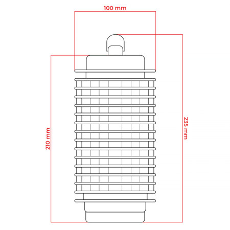 Lapač hmyzu elektrický LUMIO MKE001 1x1,2W