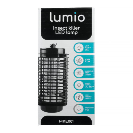 Lapač hmyzu elektrický LUMIO MKE001 1x1,2W