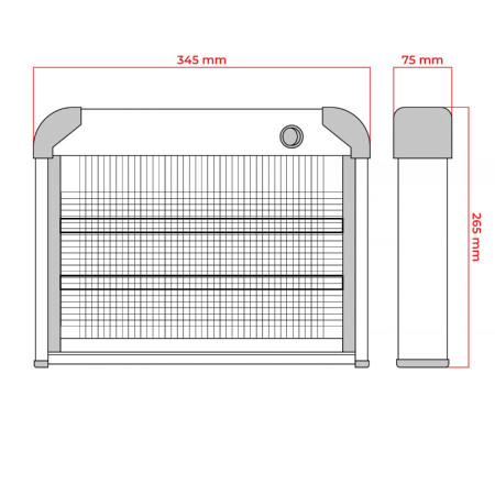 Lapač hmyzu elektrický LUMIO MKE004 2x8W