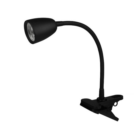 Lampa stolová LED 4W 4000K 320lm na štipec čierna DPM R1T-4W-B