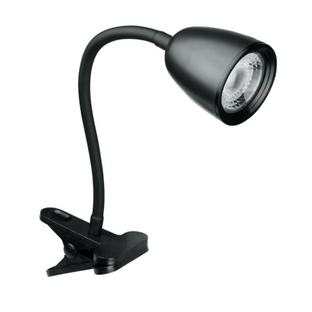 Lampa stolová LED 4W 4000K 320lm na štipec čierna DPM R1T-4W-B