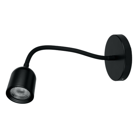 Lampa nástenná LED 4W 4000K 320lm čierna DPM R4T-4W-B