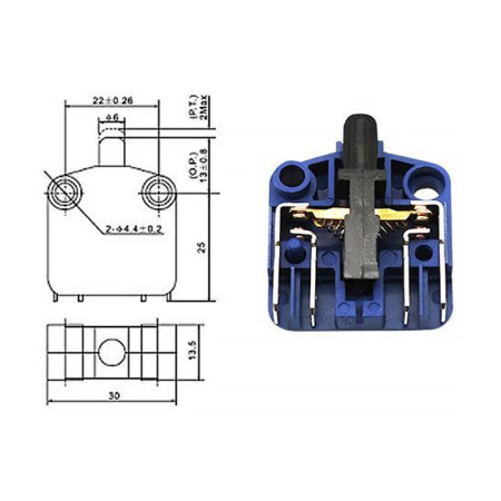 Mikrospínač LXW20-11 380V/16A