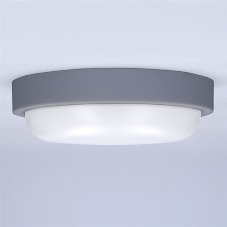 Stropnica LED IP54 170mm 13w 4000K sivá 910lm okrúhla SOLIGHT WO745-G