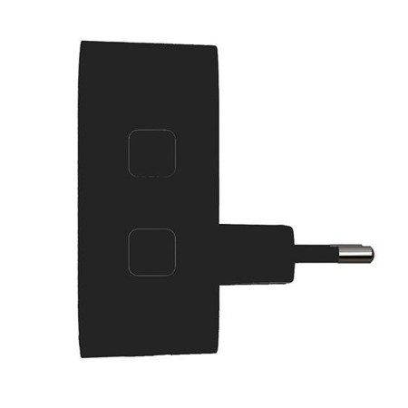 Zvonček bezdrôtový 230V 180m SOLIGHT 1L74B čierny