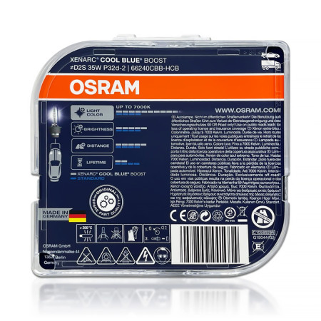 Žiarovka OSRAM AUTO D2S 66240CBB-HCB  Cool Blue Boost 35W 12V PK32d-2