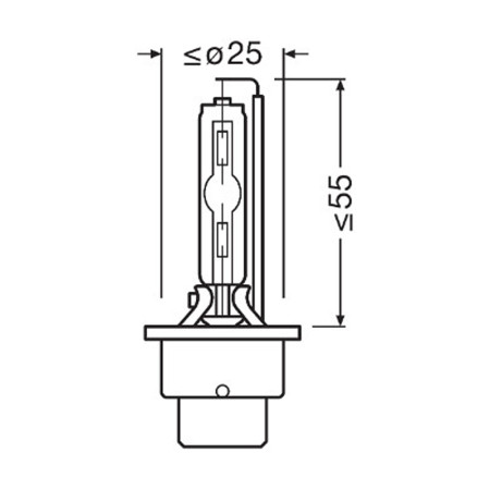 Žiarovka OSRAM AUTO D2S 66240CBB-HCB  Cool Blue Boost 35W 12V PK32d-2