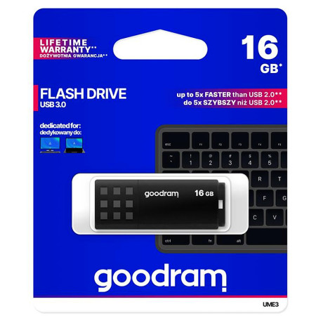 Kľúč USB 16GB 3.0 GOODRAM UME3 BLACK