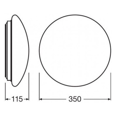 Svietidlo OSRAM SURFACE CIRCULAR 350 18W/3000K IP44