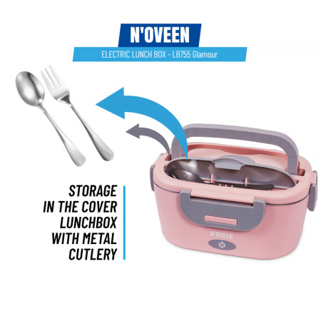 Lunch Box NOVEEN LB755 GLAMOUR PINK 60W 12/24/230V