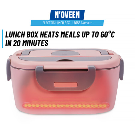 Lunch Box NOVEEN LB755 GLAMOUR PINK 60W 12/24/230V