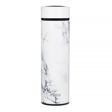 Termoska s teplomerom NOVEEN TB2319 MARBLE 0,45L BPA FREE