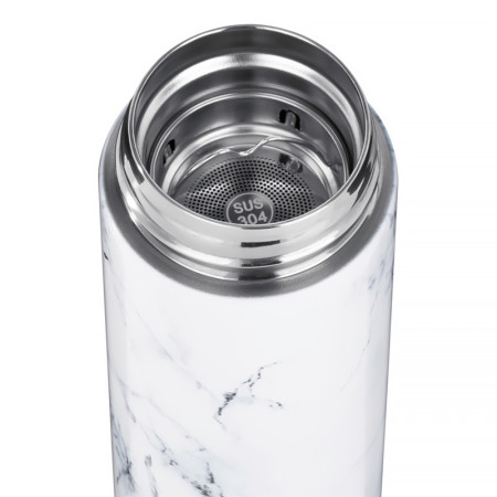 Termoska s teplomerom NOVEEN TB2319 MARBLE 0,45L BPA FREE