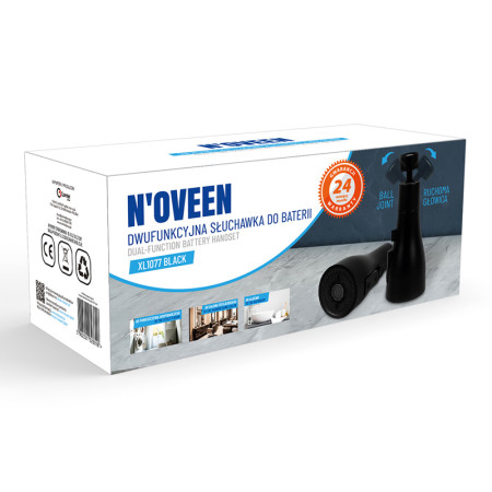 Perlátor na batériu 2v1 NOVEEN XL1077 Black