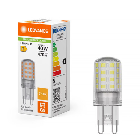 Žiarovka LEDVANCE LED PIN40 G9 4,2W/827 470lm PMC