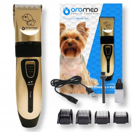 Strojček strihací pre psy nabíjateľný OROMED ORO-PET CLIPPER USB