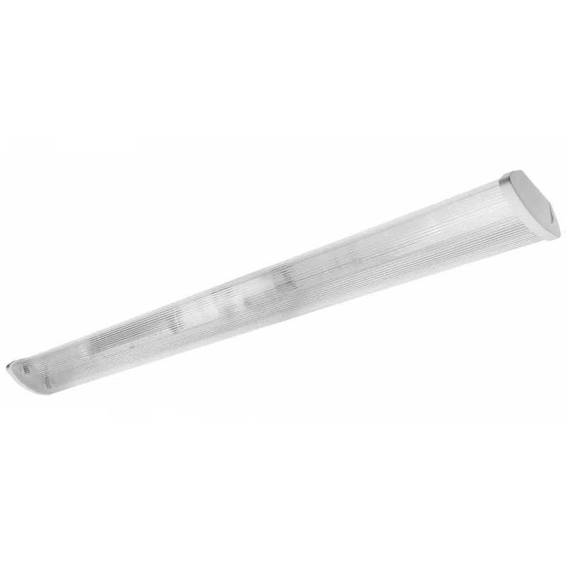 Svietidlo pre LED trubice 2x1200mm GTV ZEFIR 236 číry kryt IP40