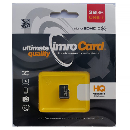 Karta Micro SD 32GB class10 IMRO UHS-I