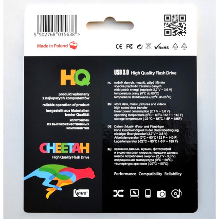 Kľúč USB 64GB 3.0 IMRO Cheetah kovový