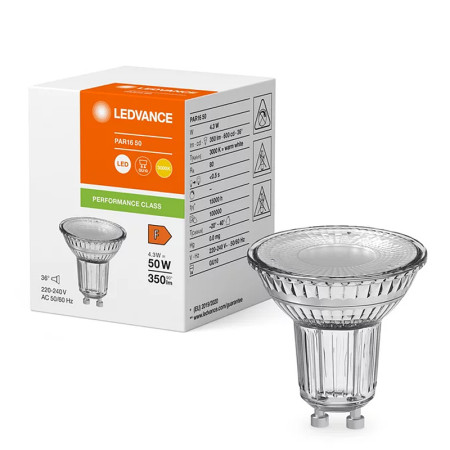 Žiarovka LEDVANCE LED PAR165036 GU10 4,3W/830 36° PMC