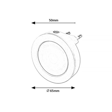 RABALUX Pumpkin 2282, Nočné svetlo