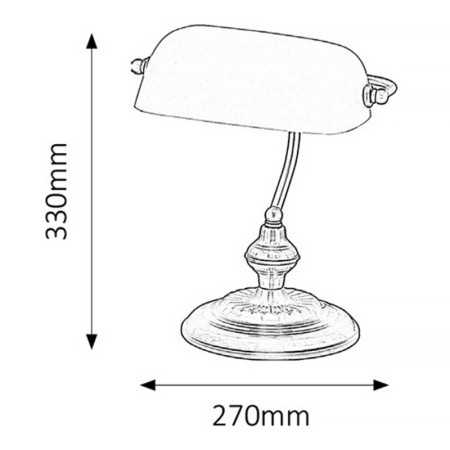 Svietidlo RABALUX 4038 BANK