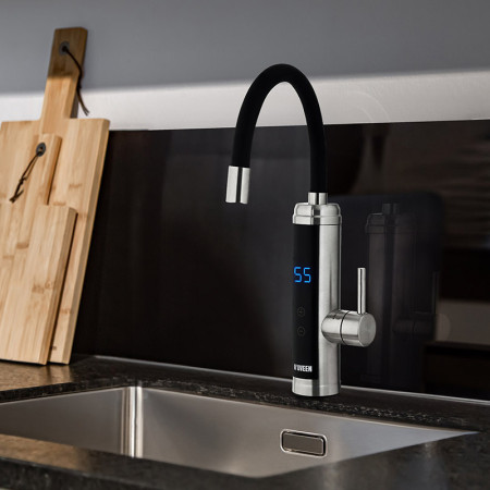 Prietokový ohrievač vody NOVEEN IWH955 na drez +displej