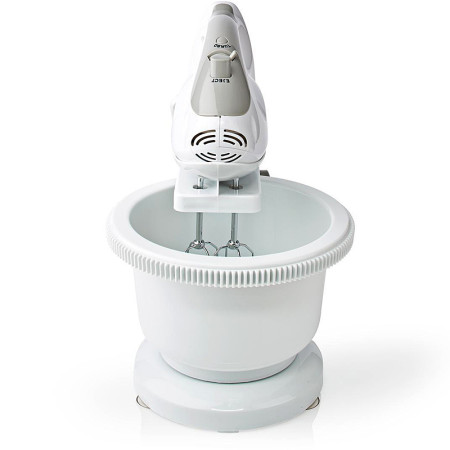 Šľahač ručný s misou NEDIS KAHM110CWT 200W