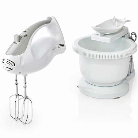 Šľahač ručný s misou NEDIS KAHM110CWT 200W