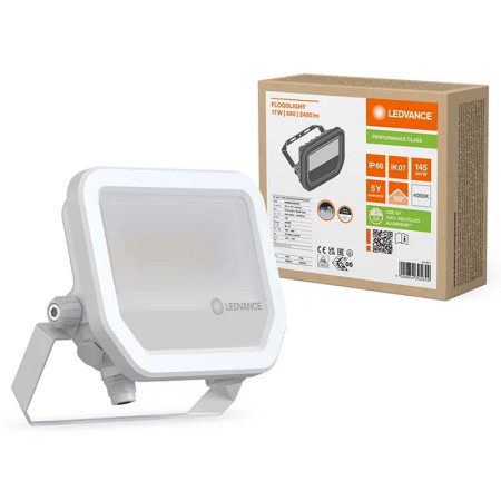 Reflektor LED 20 4000K WH LEDVANCE FL KLM 17W/11W/4000K SYM100 WT 2400/1600lm PMC