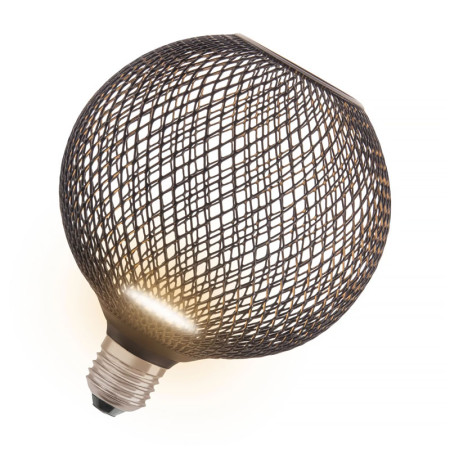 Žiarovka OSRAM LED FLAT E27 3,5w/827 GLOBE G125 BLACK