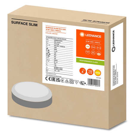 Stropnica SF SLIM RD S 200 P 10W 830 WT IP65