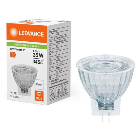 Žiarovka LEDVANCE LED MR113536 MR11 4,2W/840 36° GU4 PMC