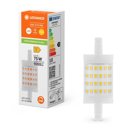 Žiarovka LEDVANCE LED HALOLINE 78mm 9,5W/827 (75W) DIM PMC