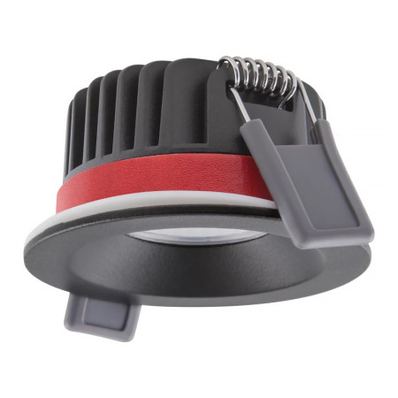 Svietidlo LEDVANCE LED SPOT FP FIX 8W/930 BK IP65 DIM okrúhle do podhľadov FIREPROOF PMC