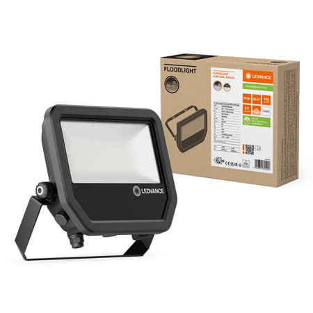 Reflektor LED 50 4000K BK LEDVANCE FL KLM 41W/27W/4000K SYM100 BK 6000/4000lm PMC