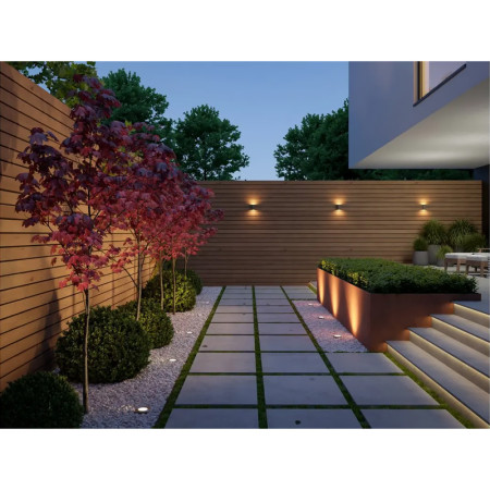 Nástenné svietidlo GTV LD-TIAGOGU10D-20KW 2xGU10 čierne