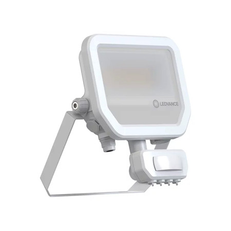 Reflektor LED 20W+PIR 4000K WT LEDVANCE FL KLM 17W/11W/4000K SENZOR SYM100 WT 2400/1600lm PMC