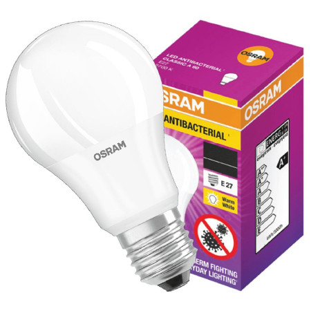 Žiarovka OSRAM LED LCCLA60 E27 8,5W/827 ANTIBACTERIAL