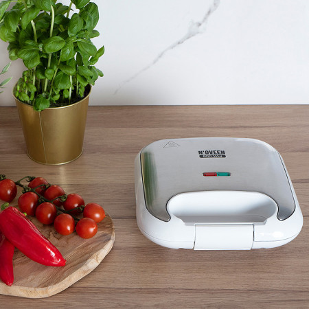 Sendvičovač NOVEEN SM453 NEREZ/CERAMIC 800W