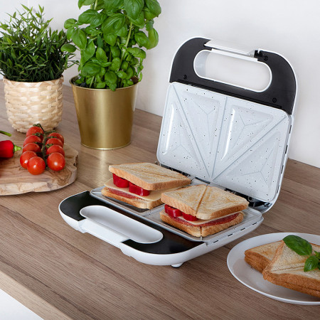 Sendvičovač NOVEEN SM453 NEREZ/CERAMIC 800W