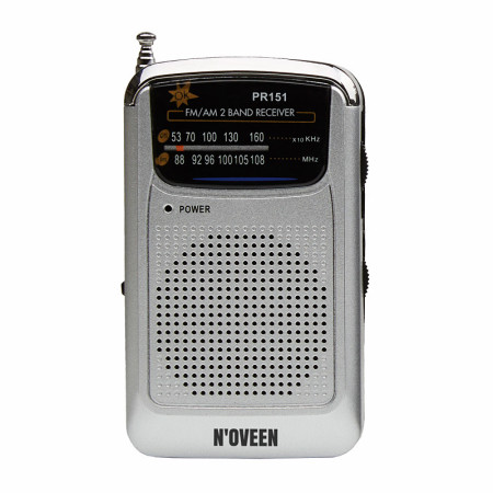 Rádio prenosné NOVEEN PR151 SILVER (RPC4)