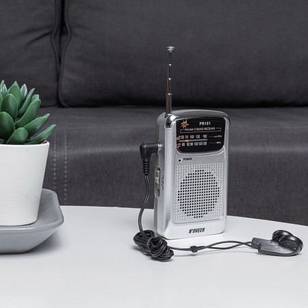 Rádio prenosné NOVEEN PR151 SILVER (RPC4)