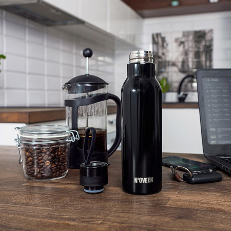 Termoska NOVEEN TB130 BLACK SHINY 0,5L BPA FREE