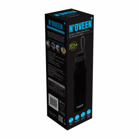 Termoska NOVEEN TB130 BLACK SHINY 0,5L BPA FREE