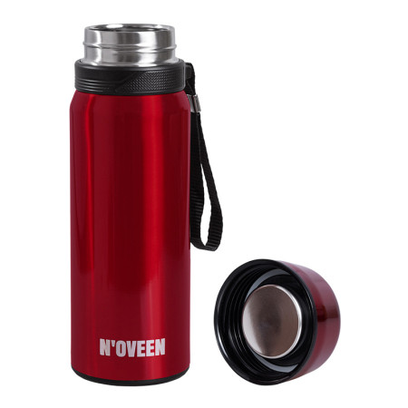 Termoska NOVEEN TB625 RED TRANSPARENT 0,7L BPA FREE