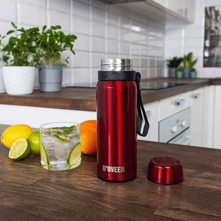 Termoska NOVEEN TB625 RED TRANSPARENT 0,7L BPA FREE