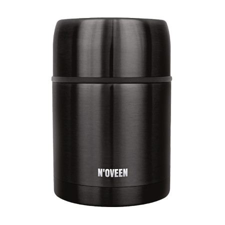 Termoska na jedlo NOVEEN TB945 BLACK TRANSPARENT 0,6L BPA FREE