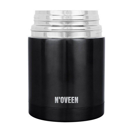 Termoska na jedlo NOVEEN TB945 BLACK TRANSPARENT 0,6L BPA FREE