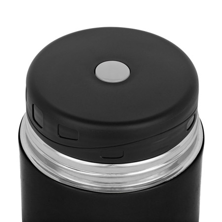 Termoska na jedlo NOVEEN TB945 BLACK TRANSPARENT 0,6L BPA FREE